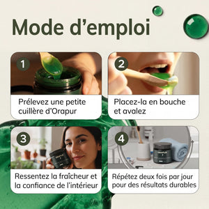 Complément en Gel aux Plantes Anti-Mauvaise Haleine par Orapur™
