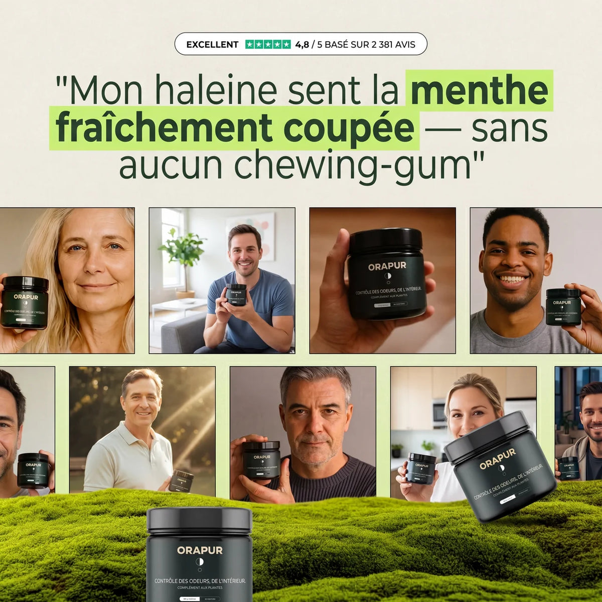 Complément en Gel aux Plantes Anti-Mauvaise Haleine par Orapur™