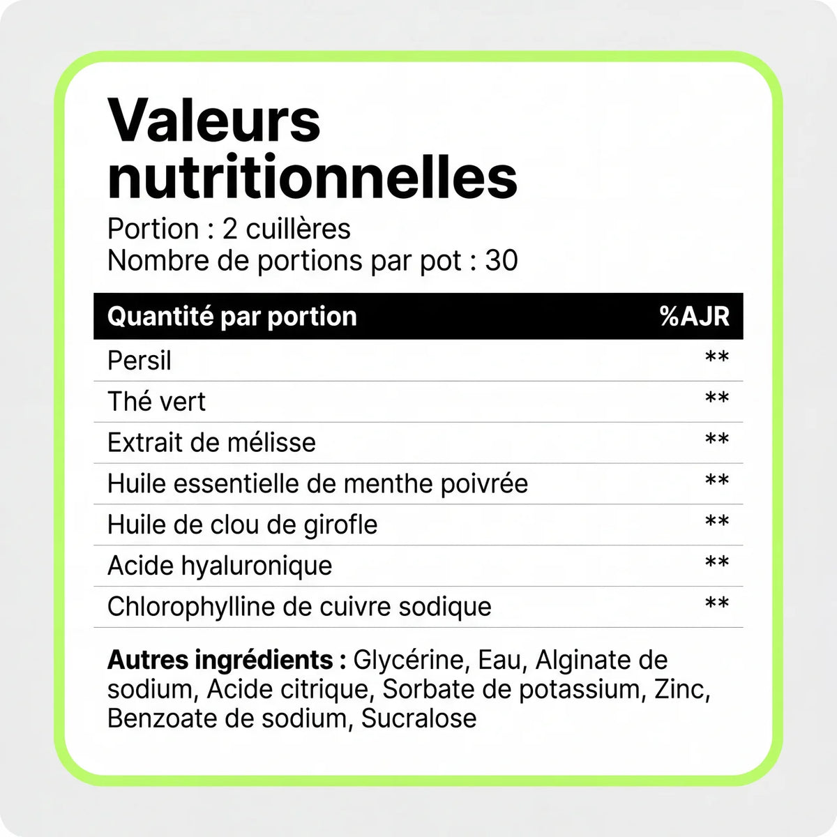 Complément en Gel aux Plantes Anti-Mauvaise Haleine par Orapur™